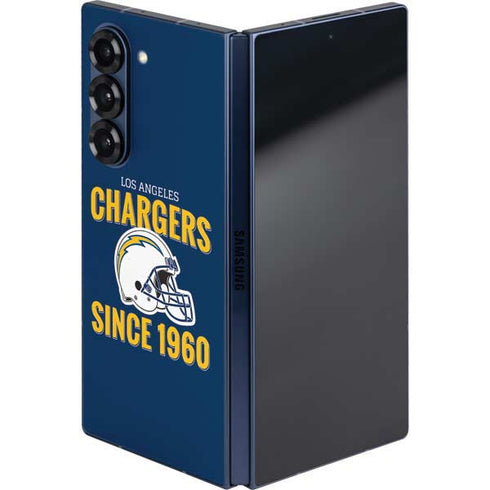 NFL Los Angeles Chargers Helmet Galaxy Z Fold6 Skin