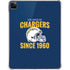 NFL Los Angeles Chargers Helmet iPad Pro 11in (2024) Clear Case