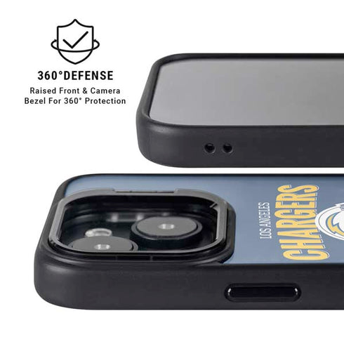 NFL Los Angeles Chargers Helmet iPhone 14 Plus Kickstand Case