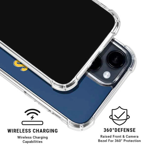 NFL Los Angeles Chargers Helmet iPhone 15 Clear Case