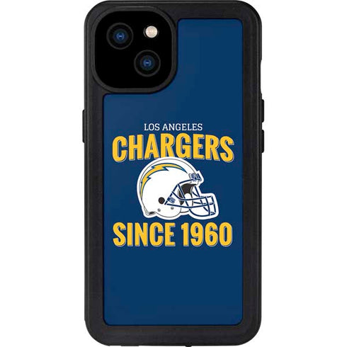 NFL Los Angeles Chargers Helmet iPhone 15 Plus Waterproof Case