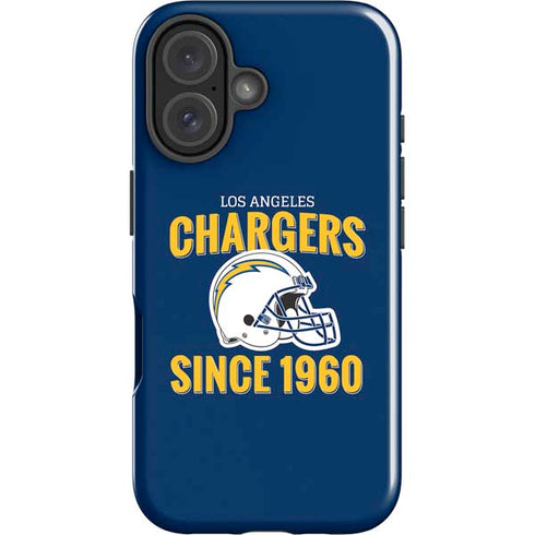 NFL Los Angeles Chargers Helmet iPhone 16 Plus Impact Case