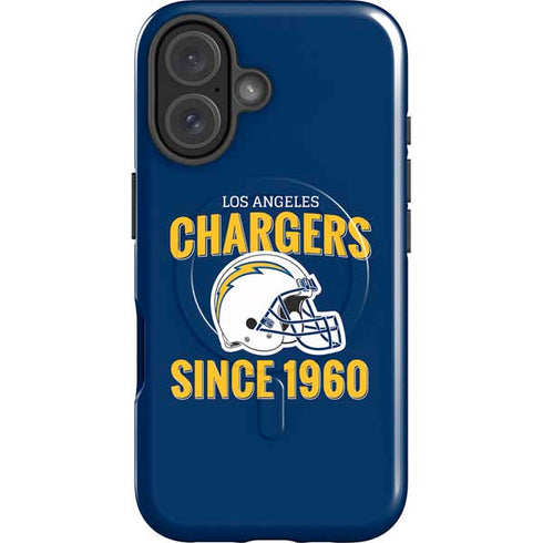 NFL Los Angeles Chargers Helmet iPhone 16 Plus Magsafe Impact Case
