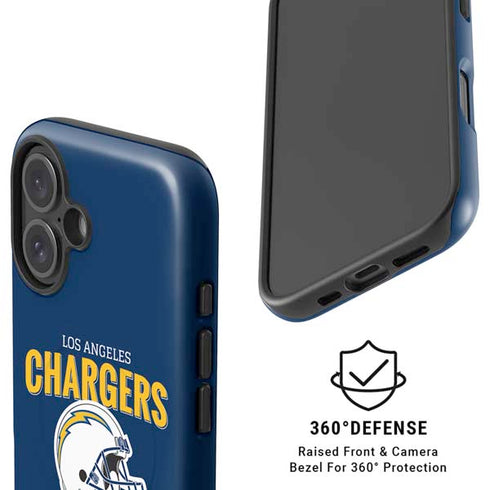 NFL Los Angeles Chargers Helmet iPhone 16 Plus Magsafe Impact Case