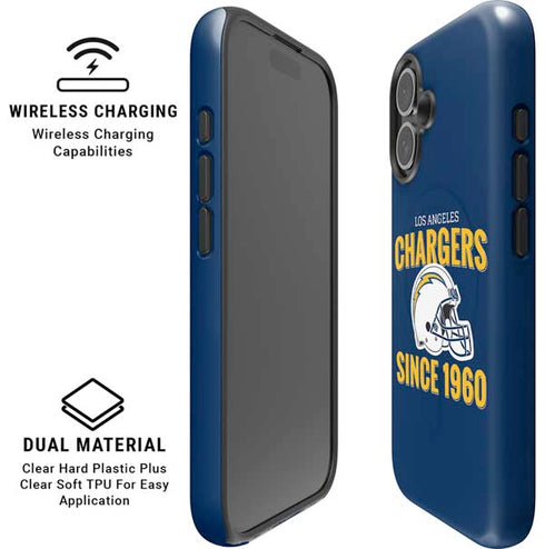 NFL Los Angeles Chargers Helmet iPhone 16 Plus Magsafe Impact Case
