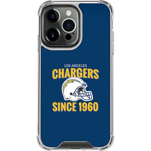NFL Los Angeles Chargers Helmet iPhone 16 Pro Clear Case
