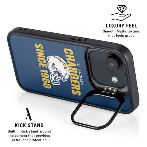 NFL Los Angeles Chargers Helmet iPhone 16e Kickstand Case