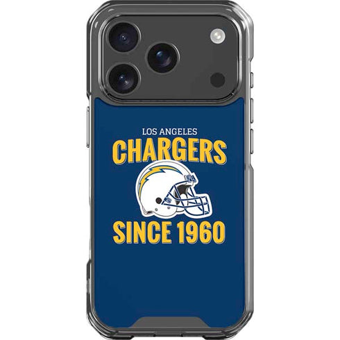 NFL Los Angeles Chargers Helmet iPhone 18 Pro Clear Case