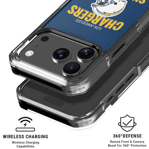 NFL Los Angeles Chargers Helmet iPhone 18 Pro Clear Case