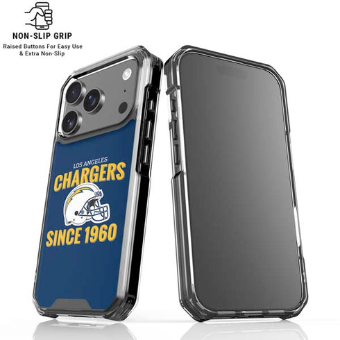 NFL Los Angeles Chargers Helmet iPhone 18 Pro Clear Case