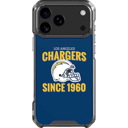 NFL Los Angeles Chargers Helmet iPhone 18 Pro Max Clear Case