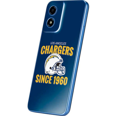 NFL Los Angeles Chargers Helmet Moto G Play 4G (2024) Skin