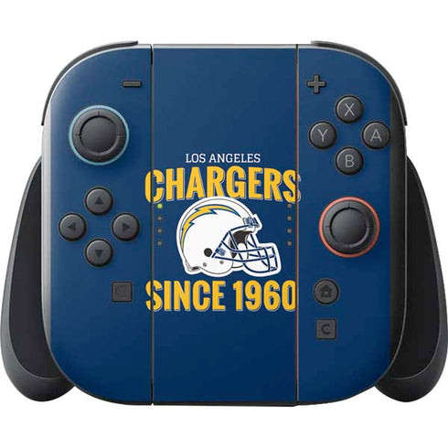 NFL Los Angeles Chargers Helmet Nintendo Switch 2 (2025) with Joy-Con Skin