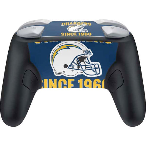 NFL Los Angeles Chargers Helmet Nintendo Switch 2 (2025) Pro Controller Skin