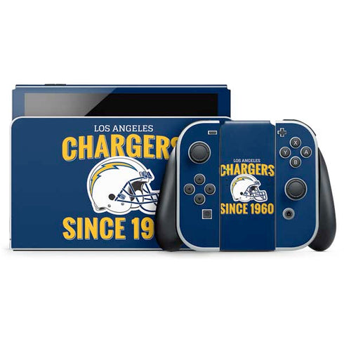 NFL Los Angeles Chargers Helmet Nintendo Skins