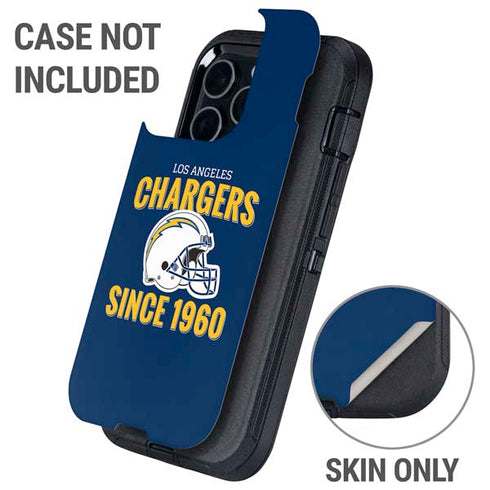NFL Los Angeles Chargers Helmet Otterbox Defender iPhone Skin