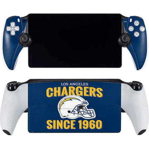 NFL Los Angeles Chargers Helmet PlayStation Portal Remote Player Skin