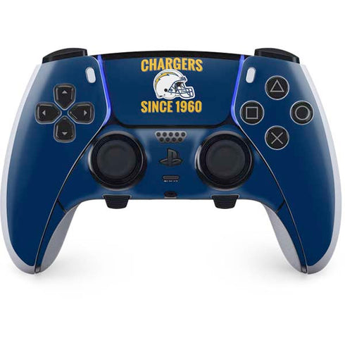 NFL Los Angeles Chargers Helmet PS5 DualSense Edge Pro Controller Skin