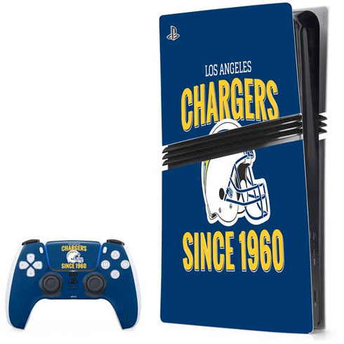 NFL Los Angeles Chargers Helmet PS5 Pro Bundle Skin