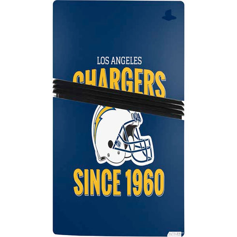 NFL Los Angeles Chargers Helmet PS5 Pro Console Skin