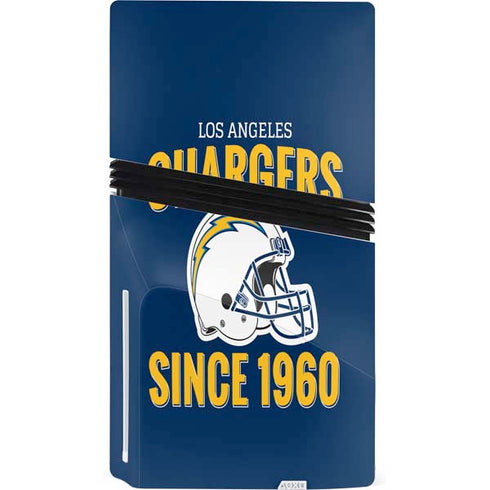 NFL Los Angeles Chargers Helmet PS5 Pro Disk Console Skin