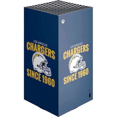 NFL Los Angeles Chargers Helmet XBox Series X Digital Edition Console Skin