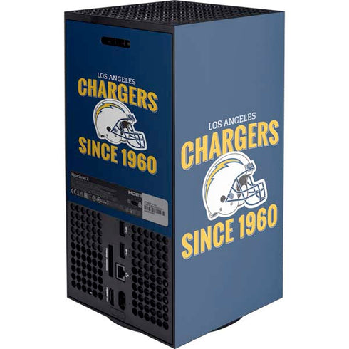 NFL Los Angeles Chargers Helmet XBox Series X Digital Edition Console Skin