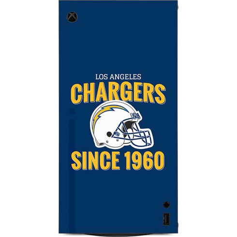 NFL Los Angeles Chargers Helmet XBox Series X Digital Edition Console Skin