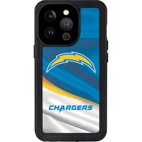 NFL Los Angeles Chargers iPhone 15 Pro Waterproof Case