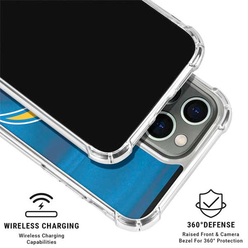 NFL Los Angeles Chargers iPhone 16 Pro Clear Case