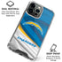 NFL Los Angeles Chargers iPhone 16 Pro Clear Case