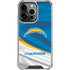 NFL Los Angeles Chargers iPhone 16 Pro Max Clear Case