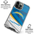 NFL Los Angeles Chargers iPhone 16 Pro Max Clear Case