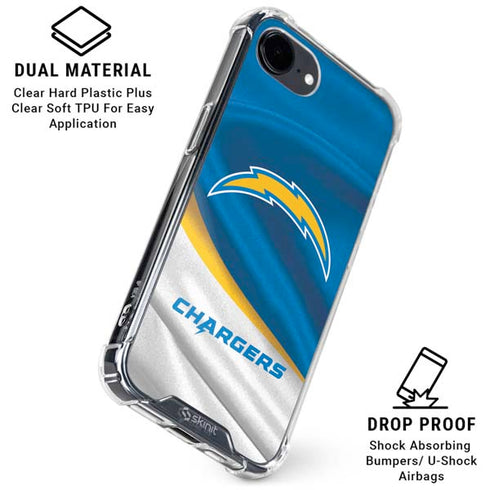 NFL Los Angeles Chargers iPhone 16e Clear Case