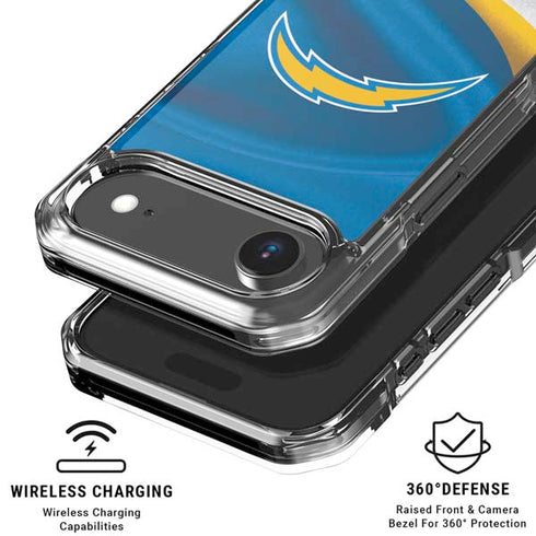 NFL Los Angeles Chargers iPhone 17 Air Clear Case