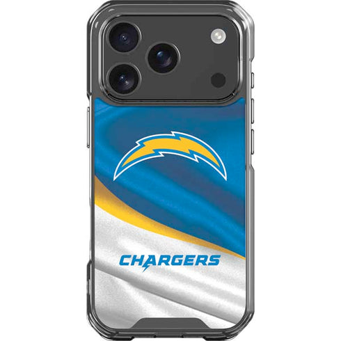 NFL Los Angeles Chargers iPhone 17 Pro Clear Case
