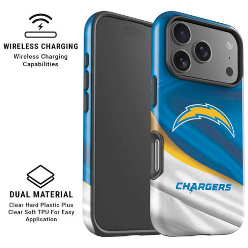 NFL Los Angeles Chargers iPhone 17 Pro Magsafe Impact Case