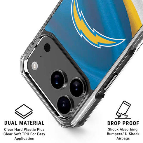 NFL Los Angeles Chargers iPhone 18 Pro Clear Case