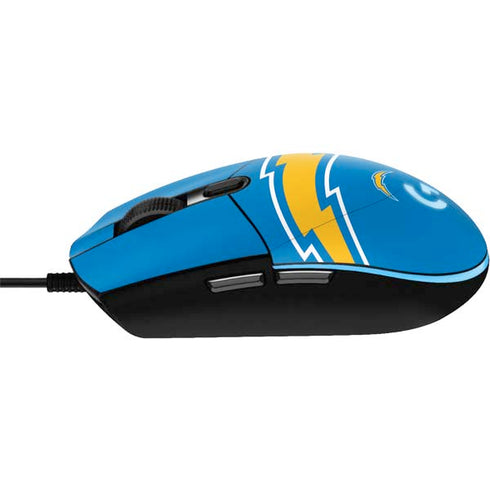 NFL Los Angeles Chargers Large Logo G203 Prodigy RGB Wired Gaming Mouse Skin