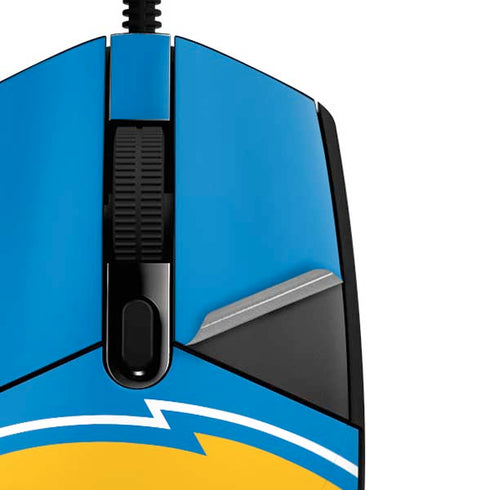 NFL Los Angeles Chargers Large Logo G203 Prodigy RGB Wired Gaming Mouse Skin
