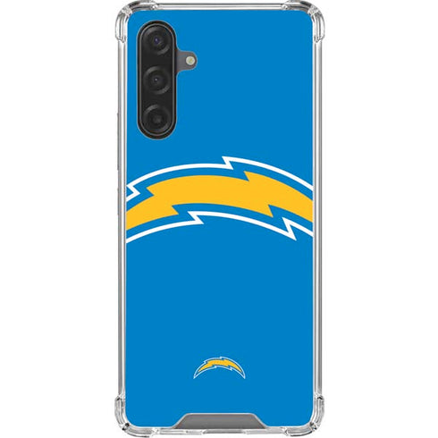 NFL Los Angeles Chargers Large Logo Galaxy A17 Clear Case