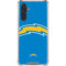 NFL Los Angeles Chargers Large Logo Galaxy A17 Clear Case