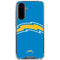 NFL Los Angeles Chargers Large Logo Galaxy A36 5G Clear Case