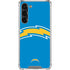 NFL Los Angeles Chargers Large Logo Galaxy S24 FE Clear Case