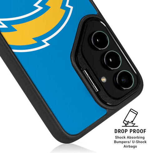 NFL Los Angeles Chargers Large Logo Galaxy S25 Kickstand Case