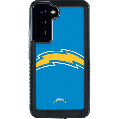 NFL Los Angeles Chargers Large Logo Galaxy S24 Plus Waterproof Case