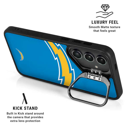 NFL Los Angeles Chargers Large Logo Galaxy S25 Ultra Kickstand Case