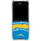 NFL Los Angeles Chargers Large Logo Galaxy Z Flip6 Clear Case