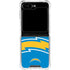 NFL Los Angeles Chargers Large Logo Galaxy Z Flip6 Clear Case