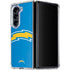 NFL Los Angeles Chargers Large Logo Galaxy Z Fold5 5G Clear Case